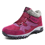 Baskets d'Hiver Femme Fourrées – Chaussures de Marche Sportives et Thermiques