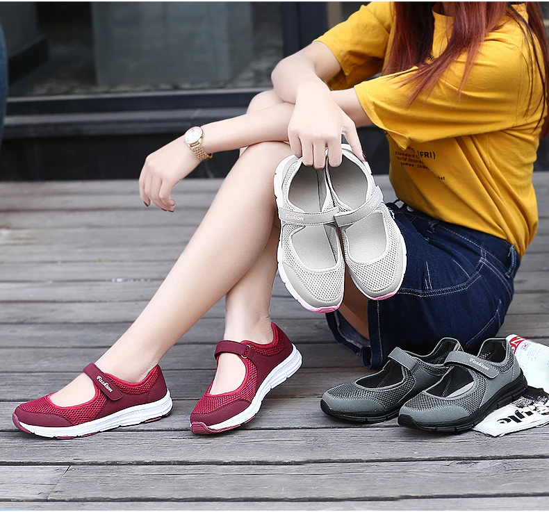 Chaussures femme respirantes et légères – style moderne