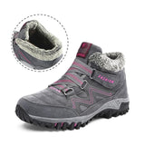 Baskets d'Hiver Femme Fourrées – Chaussures de Marche Sportives et Thermiques