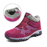 Baskets d'Hiver Femme Fourrées – Chaussures de Marche Sportives et Thermiques