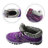Baskets d'Hiver Femme Fourrées – Chaussures de Marche Sportives et Thermiques