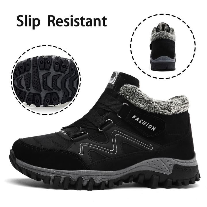 Baskets d'Hiver Femme Fourrées – Chaussures de Marche Sportives et Thermiques