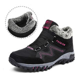 Baskets d'Hiver Femme Fourrées – Chaussures de Marche Sportives et Thermiques