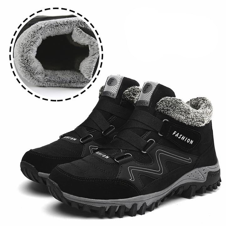 Baskets d'Hiver Femme Fourrées – Chaussures de Marche Sportives et Thermiques