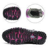 Baskets d'Hiver Femme Fourrées – Chaussures de Marche Sportives et Thermiques