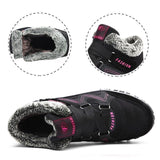 Baskets d'Hiver Femme Fourrées – Chaussures de Marche Sportives et Thermiques