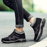 Baskets d'Hiver Femme Fourrées – Chaussures de Marche Sportives et Thermiques