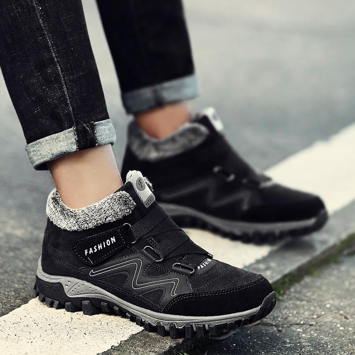 Baskets d'Hiver Femme Fourrées – Chaussures de Marche Sportives et Thermiques