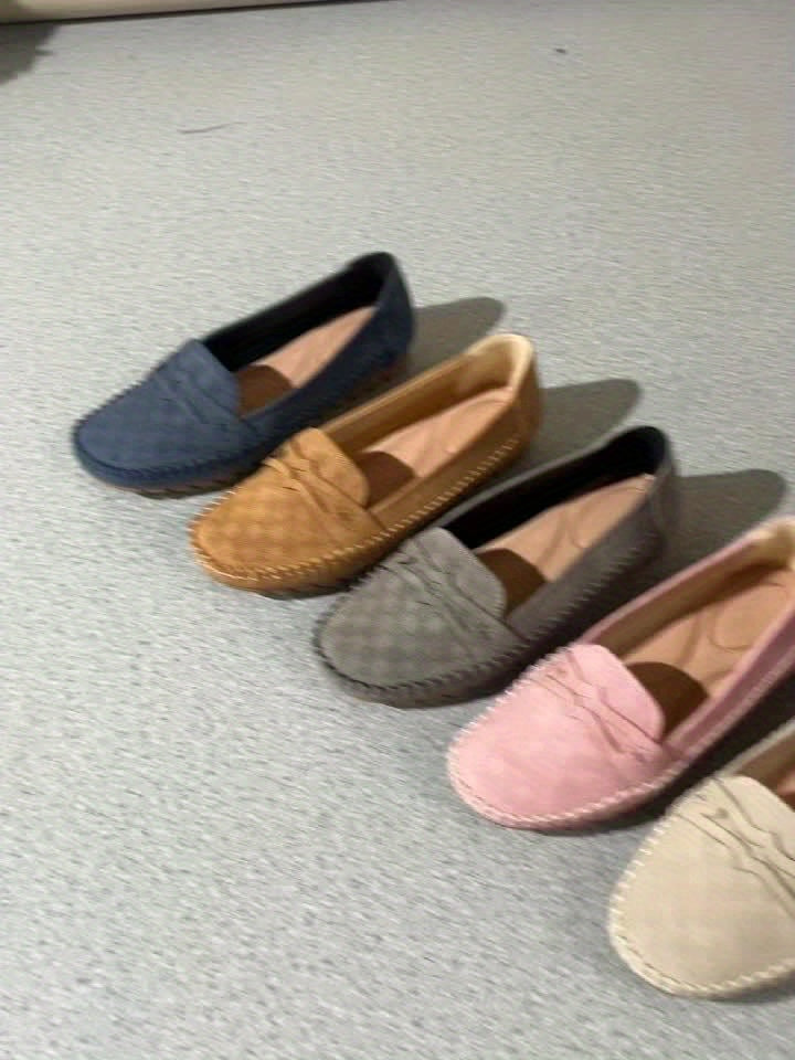 Mocassins Souples et Respirants à Bout Rond, Confort Quotidien Décontracté & Bureau