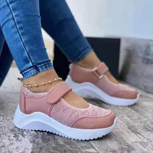 Chaussures à scratch femme idéales pour marche prolongée – sport chic