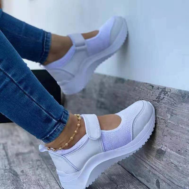 Chaussures à scratch femme idéales pour marche prolongée – sport chic
