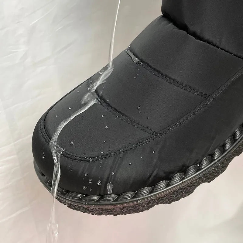 Bottines d'Hiver Femme Imperméables – Semelle Antidérapante