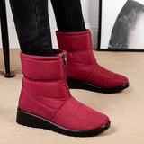 Bottes Orthopédiques Femme à Fermeture Latérale Fourrées