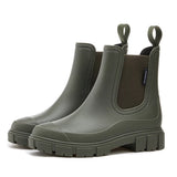 Bottes de Pluie Femme Imperméables Mi-Mollet à Semelle Antidérapante