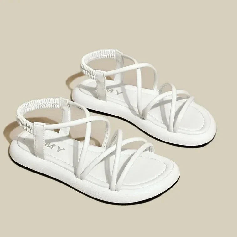 Sandales Femme Lanières Fines Décontractées