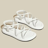 Sandales Femme Lanières Fines Décontractées