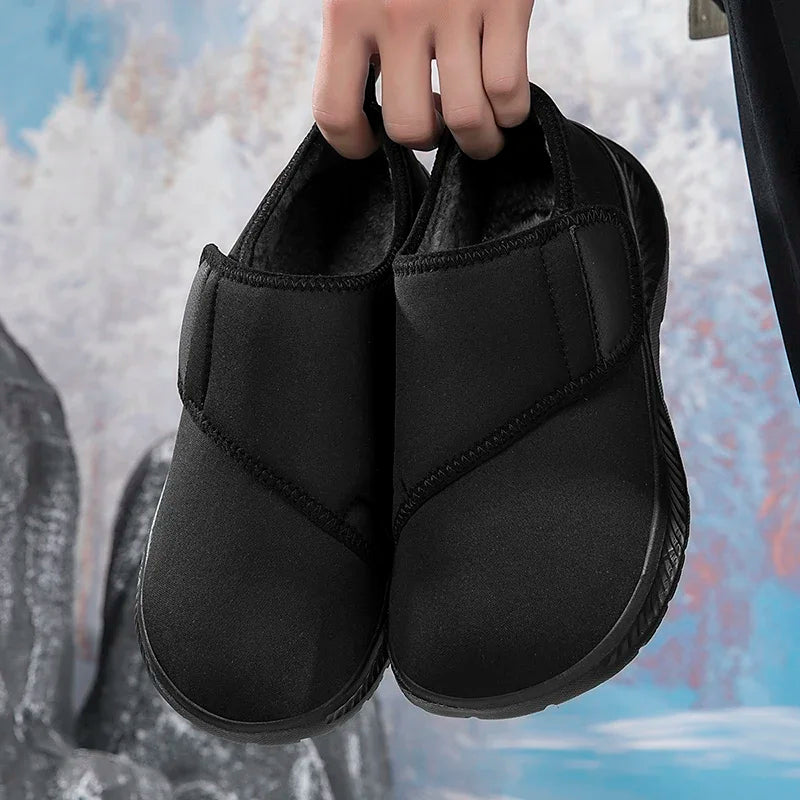 Bottes Femme Confort Pieds Larges – Doublées Chaudes à Enfiler