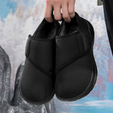 Bottes Femme Confort Pieds Larges – Doublées Chaudes à Enfiler
