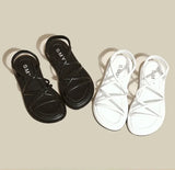 Sandales Femme Lanières Fines Décontractées