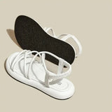 Sandales Femme Lanières Fines Décontractées