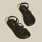 Sandales Femme Lanières Fines Décontractées