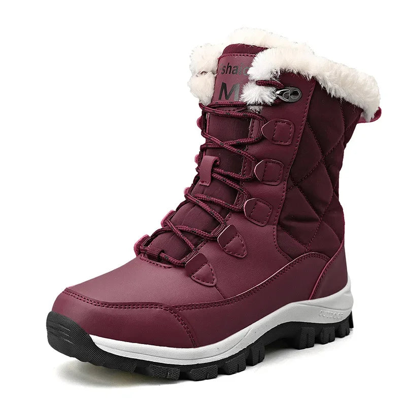 Bottes Hiver Femme Fourrées Imperméables Confort