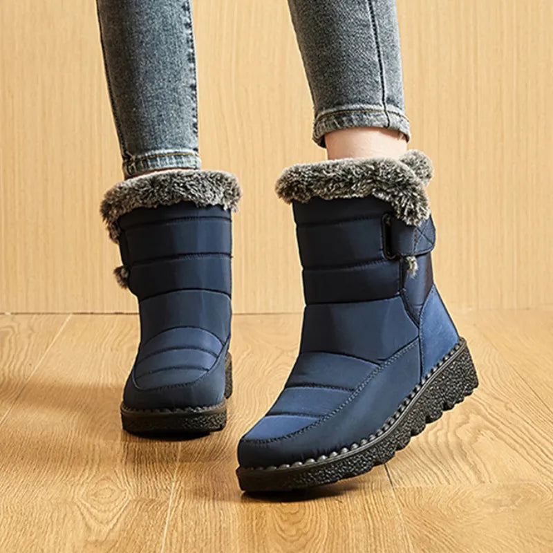 Bottines d'Hiver Femme Imperméables – Semelle Antidérapante