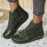 Bottines Femme en Cuir Artisanales – Bottes Courtes Faites Main
