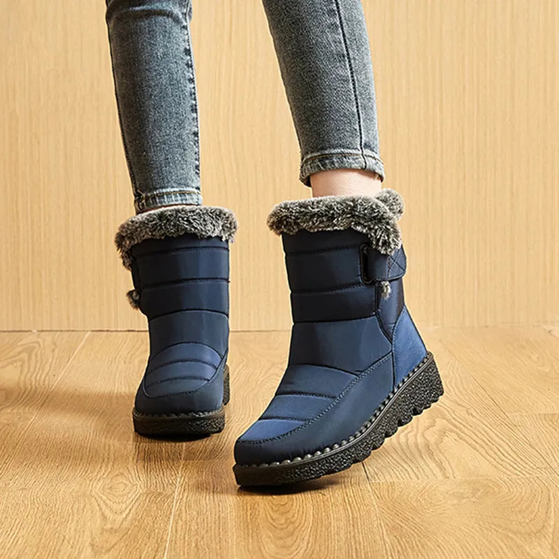 Bottines d'Hiver Femme Imperméables – Semelle Antidérapante