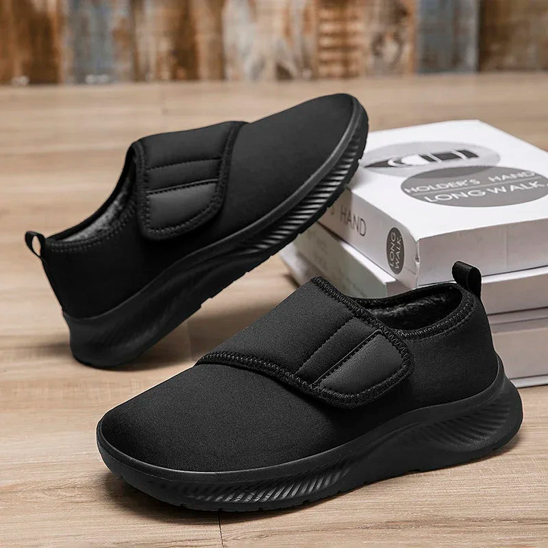 Bottes Femme Confort Pieds Larges – Doublées Chaudes à Enfiler