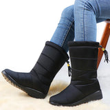 Bottes Hiver Femme Mi Mollet Imperméables Ultra Légères