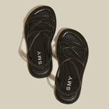 Sandales Femme Lanières Fines Décontractées