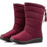 Bottes Hiver Femme Mi Mollet Imperméables Ultra Légères