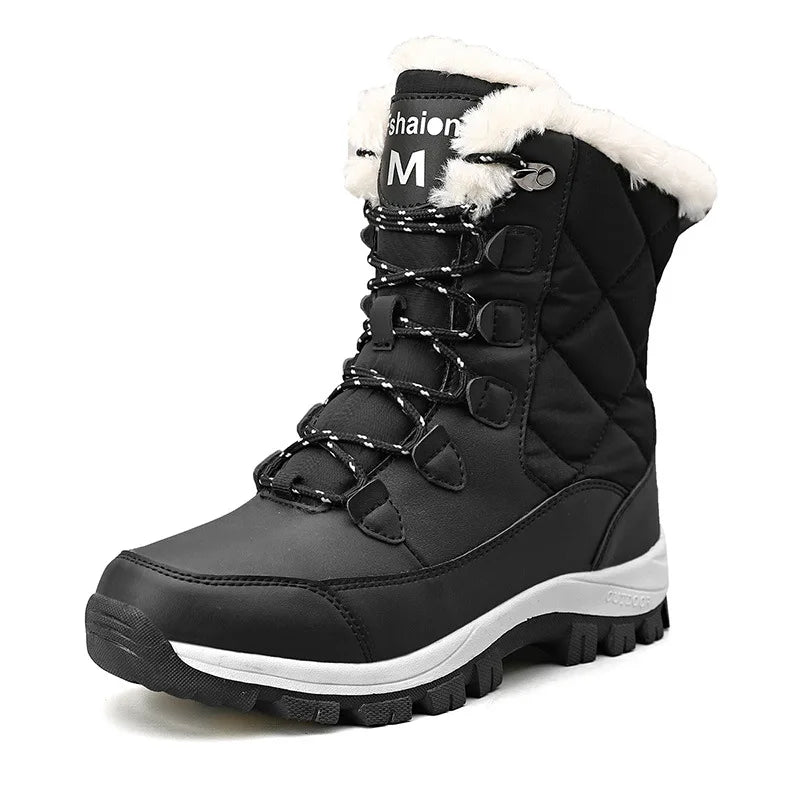 Bottes Hiver Femme Fourrées Imperméables Confort