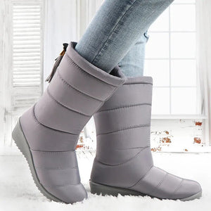 Bottes Hiver Femme Mi Mollet Imperméables Ultra Légères