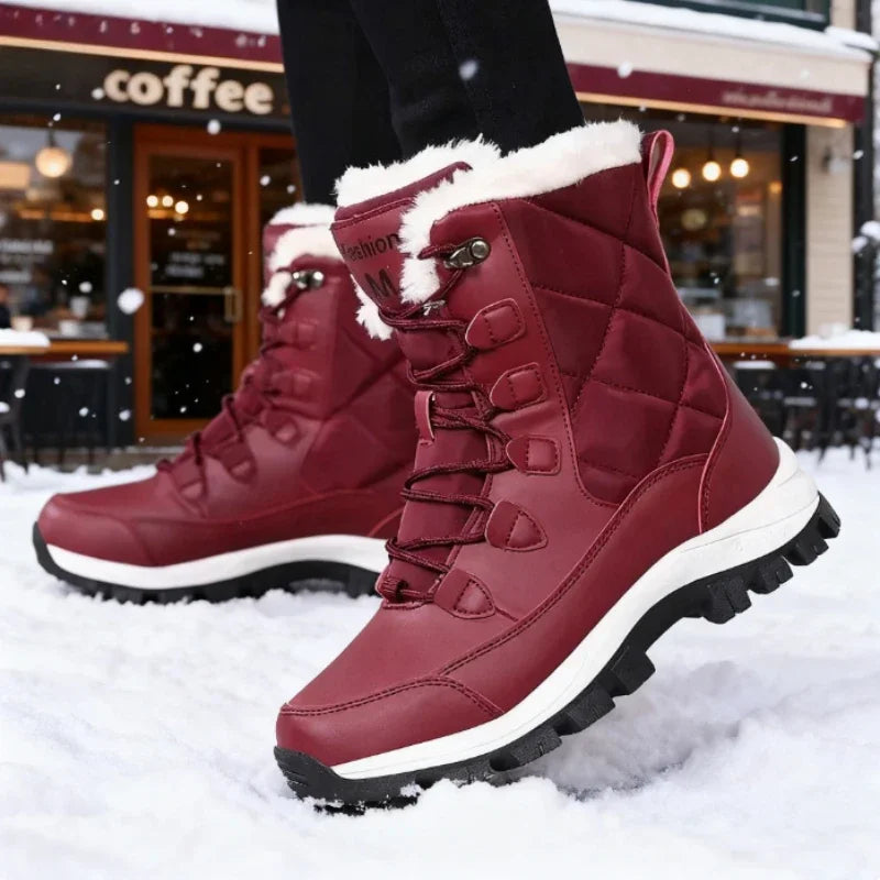 Bottes Hiver Femme Fourrées Imperméables Confort