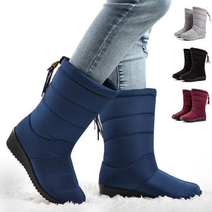 Bottes Hiver Femme Mi Mollet Imperméables Ultra Légères