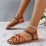 Sandales Femme Cuir Tressé Confortables