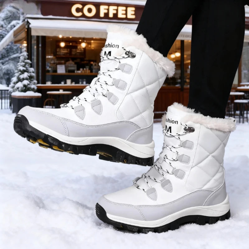 Bottes Hiver Femme Fourrées Imperméables Confort