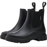 Bottes de Pluie Femme Imperméables Mi-Mollet à Semelle Antidérapante