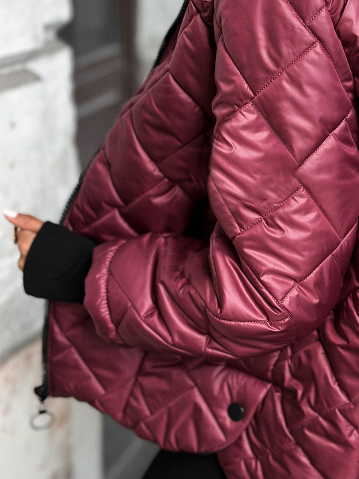 Zoom sur matière et texture de la veste Mode Evaline EvaVet 002