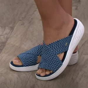 Sandales femme plates légères – tongs compensées casual été