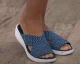 Sandales femme plates légères – tongs compensées casual été