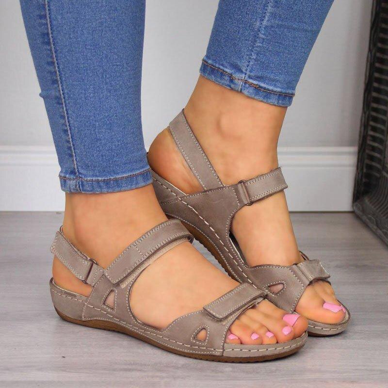 Sandales Orthopédiques Femme Réglables Pour Pieds Larges